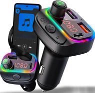 Multifunkčný RGB transmitter C15 - Bluetooth 5.0 - USB nabíjačka