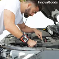 Magnetický náramok pre domácich majstrov s dvoma vreckami WrisTool - InnovaGoods