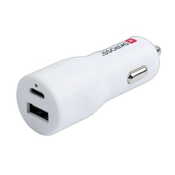 Rýchlonabíjačka do auta USB-C a USB-A - 20W - SKROSS DC27C-PD20