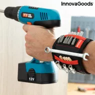 Magnetický náramok pre domácich majstrov s dvoma vreckami WrisTool - InnovaGoods